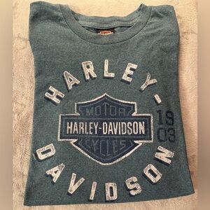 Biker Built Harley Davidson Tshirt Size 2XL